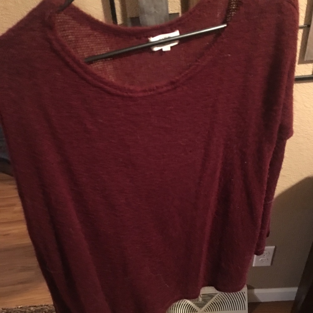 Lightweight wool like sweater